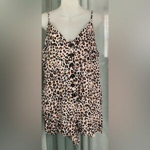 LUMIERE ANIMAL PRINT ROMPER